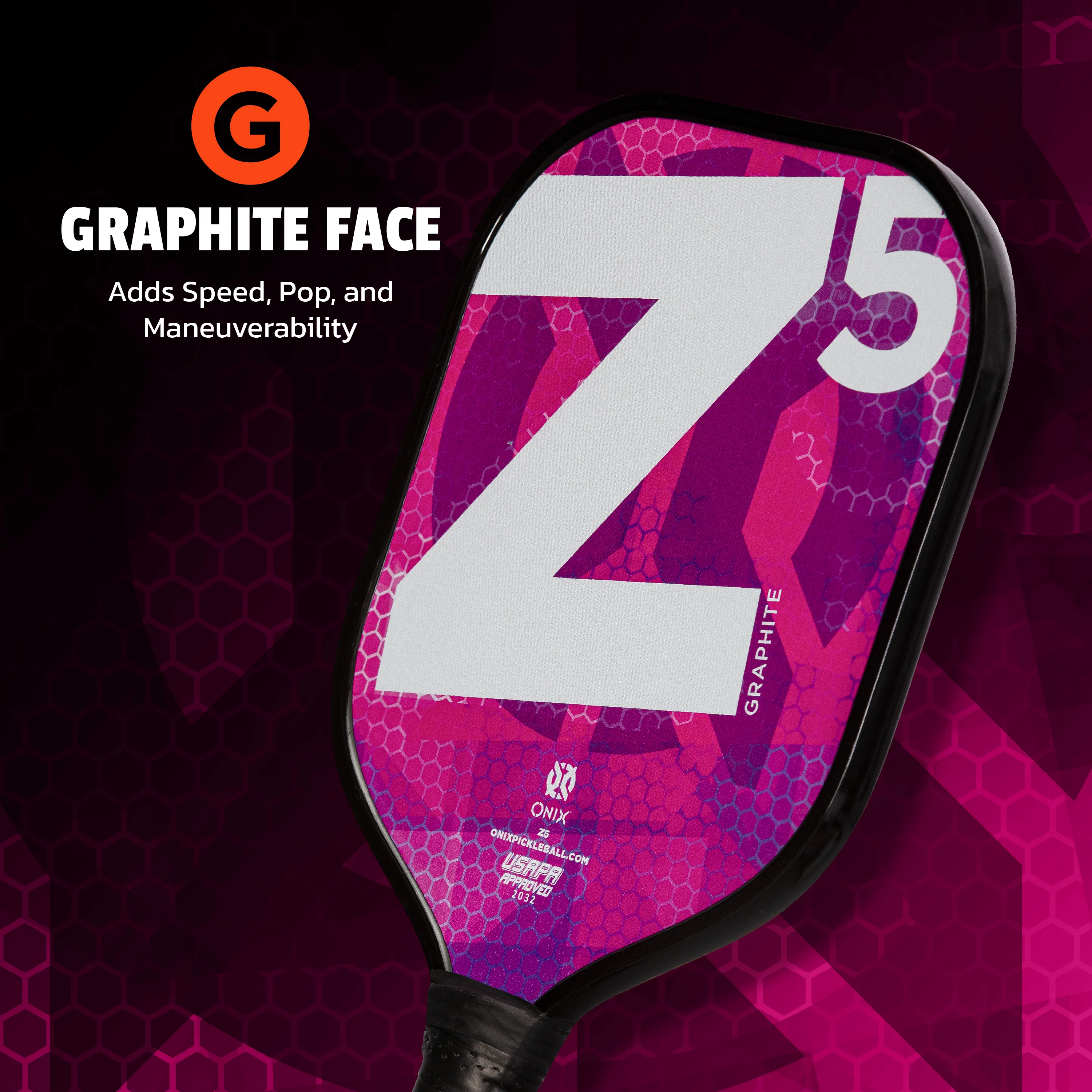 Z5 Mod Series Graphite Pickleball Paddle - Image 3